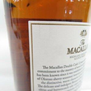 【未開栓】The MACALLAN ザ・マッカラン 12年 ダブルカスク ウイスキー 700ml 40% 11553511 0418の画像9