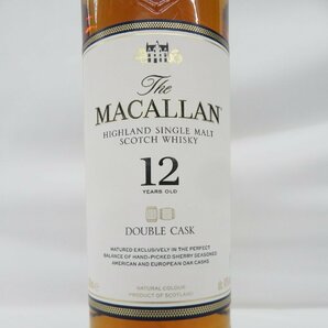 【未開栓】The MACALLAN ザ・マッカラン 12年 ダブルカスク ウイスキー 700ml 40% 11548018 0418の画像2