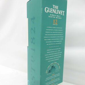 【未開栓】THE GLENLIVET ザ・グレンリベット 12年 ダブルオーク ウイスキー 700ml 40% 箱付 11541206 0418の画像9