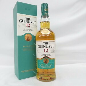 【未開栓】THE GLENLIVET ザ・グレンリベット 12年 ダブルオーク ウイスキー 700ml 40% 箱付 11541211 0418