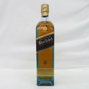 【未開栓】Johnnie Walker ジョニーウォーカー ブルーラベル ウイスキー 750ml 40% 11552612 0418の画像1