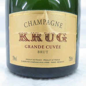 【未開栓】KRUG GRANDE CUVEE クリュッグ グランキュヴェ ブリュット シャンパン 750ml 12% 11552936 0418の画像2