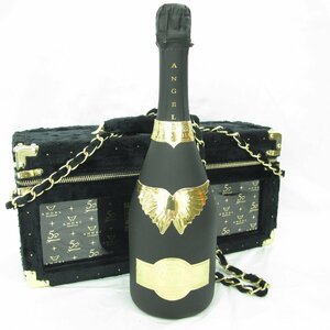 【未開栓】ANGEL エンジェル ブリュット ブラック 5周年アニバーサリー ファージップタイプ シャンパン 750ml12.5% ケース付 11547808 0419