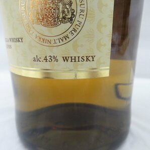 1円～【未開栓】NIKKA ニッカ 竹鶴 ピュアモルト 白 新ラベル ウイスキー 700ml 43％ ※目減り有 11555635 0420の画像3