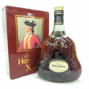 【未開栓】Hennessy ヘネシー XO 金キャップ グリーンボトル ブランデー 700ml 40% 箱付 708101910 0420