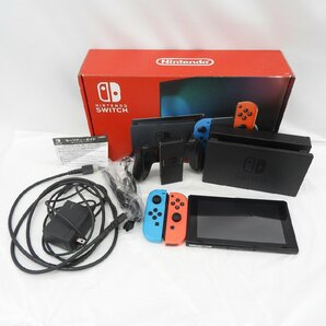 【中古品】任天堂 NINTENDO SWITCH ニンテンドースイッチ ネオンブルー/レッド HAD-S-KABAA(JPN) 2019年8月発売モデル 11552325 0421の画像1