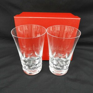 【中古品】Baccarat バカラ ベルーガ ハイボールグラス タンブラー ペア(2客)セット 箱付 11550412 0422