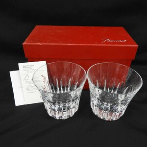 【中古品】Baccarat バカラ エトナ 2011刻印 ロックグラス タンブラー ペア(2客)セット 箱付 11551663 0422