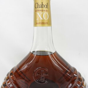 1円～【未開栓】Chabot シャボー XO スペリオール アルマニャック ブランデー 1000ml 40％ 11543424 0424の画像3