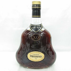 【未開栓】Hennessy ヘネシー XO 金キャップ クリアボトル ブランデー 700ml 40% 11559316 0425