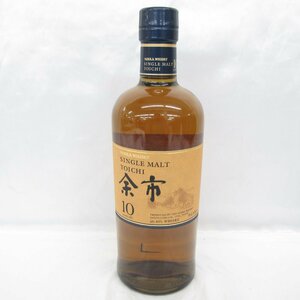 【未開栓】NIKKA ニッカ シングルモルト 余市 10年 ウイスキー 700ml 45％ 11559469 0425