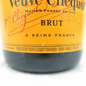 1円～【未開栓】Veuve Clicquot ヴーヴ・クリコ ブリュット イエローラベル シャンパン 750ml 12％ 701102768 0425の画像3