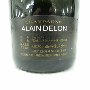 1円～【未開栓】ALAIN DELON アラン ドロン AVIZE ブリュット シャンパン 750ml 12% 11539195 0425の画像10