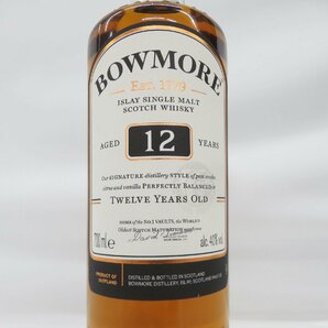 【未開栓】BOWMORE ボウモア 12年 シングルモルト ウイスキー 700ml 40% 11558761 0426の画像2