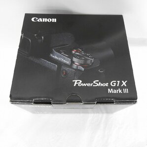 1円～【未使用品】Canon キャノン コンパクトデジタルカメラ PowerShot パワーショット G1 X Mark III ※箱ダメージ有 11556299 0427の画像3