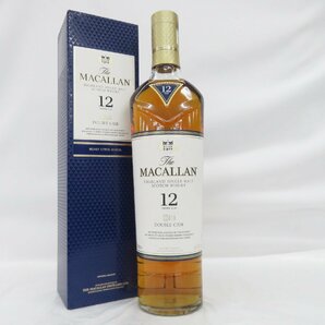 【未開栓】The MACALLAN ザ・マッカラン 12年 ダブルカスク ウイスキー 700ml 40% 箱付 708101936 0427の画像1