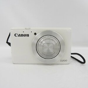 1円～【中古品】Canon キャノン デジタルカメラ PowerShot パワーショット S200 ホワイト 11559396 0428