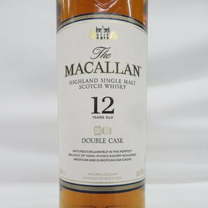 【未開栓】The MACALLAN ザ・マッカラン 12年 ダブルカスク ウイスキー 700ml 40% 箱付 11561916 0427の画像3