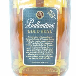 1円～【未開栓】Ballantine's バランタイン 12年 ゴールドシール ウイスキー 1000ml 43% 11545008 0427の画像4