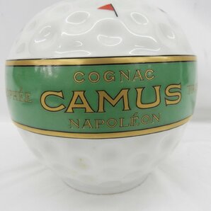 【未開栓】CAMUS カミュ ナポレオン ゴルフボール型 陶器ボトル ブランデー 700ml 40％ 1212g 11522225 0429の画像2