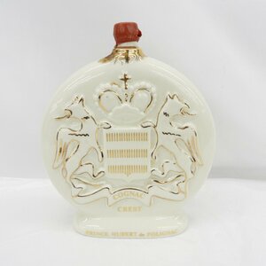 【未開栓】PRINCE HUBERT de POLIGNAC プリンス ユベール ド ポリニャック クレスト 白 陶器 ブランデー 700ml 40% 1387g 11522244 0429