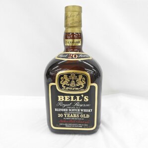 1円～【未開栓】BELL'S ベルズ 20年 ロイヤルリザーブ ウイスキー 750ml 43% 11547473 0430の画像1