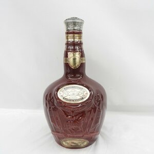 【未開栓】ROYAL SALUTE ロイヤルサルート 21年 赤 陶器ボトル ウイスキー700ml 40％ 1228g 11530323 0430