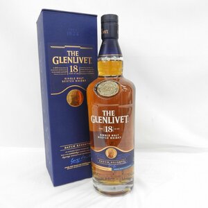 【未開栓】THE GLENLIVET ザ・グレンリベット 18年 バッチリザーブ ウイスキー 700ml 40% 箱付 11538324 0430