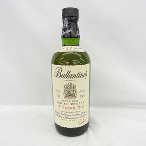 【未開栓】Ballantine's バランタイン 17年 ベリーオールド スコッチ ウイスキー 750ml 43% 11543427 0430