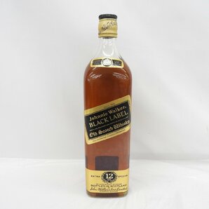 1円～【未開栓】Johnnie Walker ジョニーウォーカー ブラックラベル 12年 エクストラスペシャル ウイスキー 1000ml 43% 892104178 0430の画像1