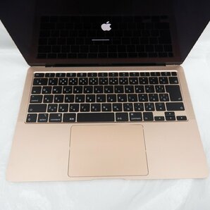 【中古品】Apple アップル ノートPC MacBook Air Retinaディスプレイ 1100/13.3 MWTL2J/A ゴールド corei3/8GB/SSD256GB 11557003 0430の画像3
