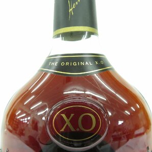 【未開栓】Hennessy ヘネシー XO 黒キャップ クリアボトル ブランデー 700ml 40% 11563433 0501の画像3