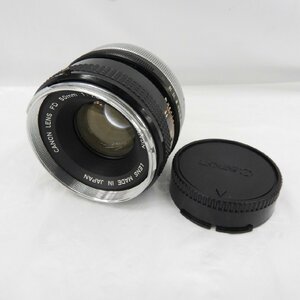 【ジャンク品】Canon キャノン カメラレンズ 単焦点レンズ FD 50ｍｍ f1.8 ※動作未確認 11561475 0430