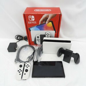 【中古品】任天堂 NINTENDO SWITCH ニンテンドースイッチ 有機ELモデル HEG-S-KAAAA(JPN) ホワイト 11562656 0430