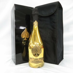 1円～【未開栓】ARMAND DE BRIGNAC アルマン・ド・ブリニャック ブリュット ゴールド シャンパン 750ml 12.5% ケース付 836125086 0501