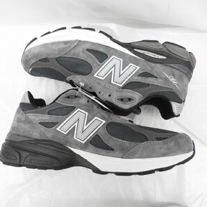 【未使用品】New Balance ニューバランス ユナイテッドアローズ スニーカー メンズ M990UA3 2023年 グレー US：11 29cm 箱付 11564670 0501の画像5