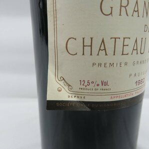 【未開栓】Chateau Latour シャトー・ラトゥール 1982 赤 ワイン 750ml 12.5% ※目減り/コルク下がり有 11562357 0501の画像5