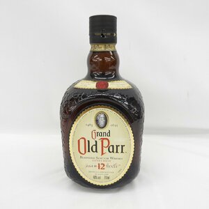 1円～【未開栓】Grand Old Parr グランド オールドパー 12年 エクストラリッチ ウイスキー 750ml 40% 11563445 0501