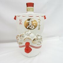 1円～【未開栓】SUNTORY サントリー ROYAL ローヤル 12年 干支 巳歳 陶器ボトル ウイスキー 600ml 43% 1152g 箱付 11536945 0502_画像2