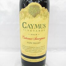 【未開栓】CAYMUS VINEYARDS ケイマス・ヴィンヤーズ カベルネ・ソーヴィニヨン 2018 赤 ワイン 750ml 13.9% 11561997 0503_画像2