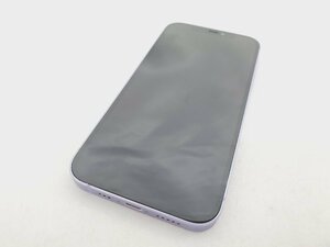 1円～【中古品】SoftBank ソフトバンク スマートフォン Apple iPhone12 64GB MJNH3J/A パープル 判定○ ※SIMロック解除済 11537260 0403