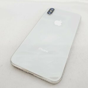 1円～【ジャンク】docomo ドコモ スマートフォン Apple iPhone X 64GB MQAY2J/A シルバー ○ ※SIMロック解除済/BT劣化(大) 842126997 0409の画像2