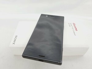 1円～【中古品】docomo ドコモ スマートフォン SONY XPERIA XZ1 Compact SO-02K ブラック 判定△ ※SIMロック解除済 11539218 0430