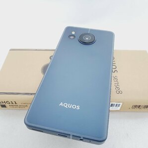 【未使用品】au by KDDI エーユー SHARP シャープ AQUOS sense8 SHG11 コバルトブラック 判定(ー) ※SIMロック解除済 11564403 0501の画像2