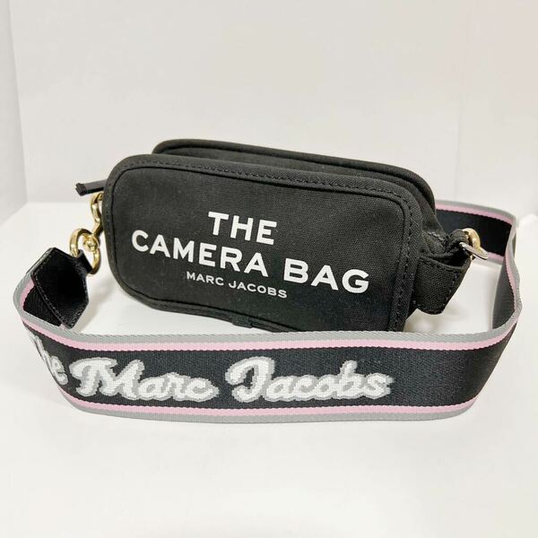 MARC JACOBS THE CAMERA BAG マークジェイコブス カメラバッグ ミニショルダーバッグ ブラック ストラップ変更 中古