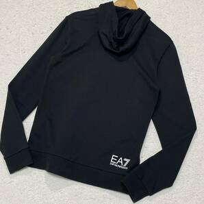 ★1円〜 美品 EA7 EMPORIO ARMANI エンポリオアルマーニ ビッグロゴ プルオーバー パーカー フーディー Sサイズ★の画像7