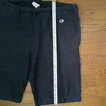 Champion チャンピオン REVERSE WEAVE リバースウェーブ スウェット ハーフパンツ ブラック X-LARGE HEAVY WEIGHT_画像6