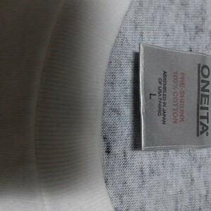 ONEITA Tシャツ 半袖 ボーダー ネイビー MADE IN USA Lサイズの画像3