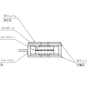 強化シフトケーブルブッシュ HN11S HN12S HN21S HN22S Kei ケイ ワークス HA25S,HE21S適合OK。の画像2