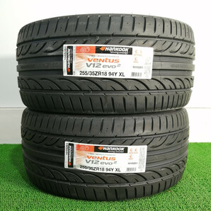 255/35R18 94Y Hankook ventus V12 evo2 K120 新品 サマータイヤ 2本セット 2023年製 ハンコック N3226.の画像1